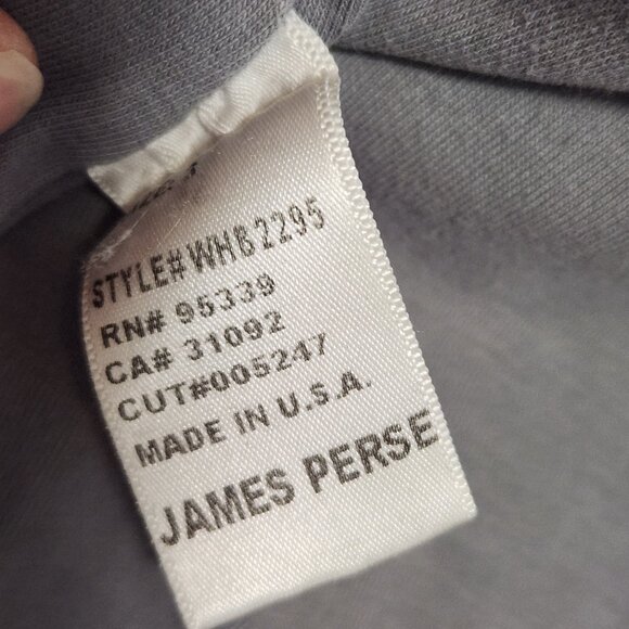 Standard James Perse | Gray Pima Cotton Wrap Drape Hoodie - Picture 7 of 10